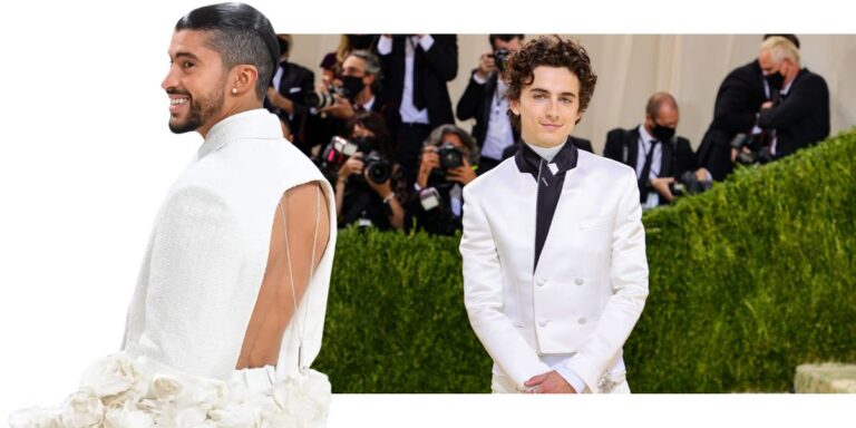 Los caballeros en la Gala del MET